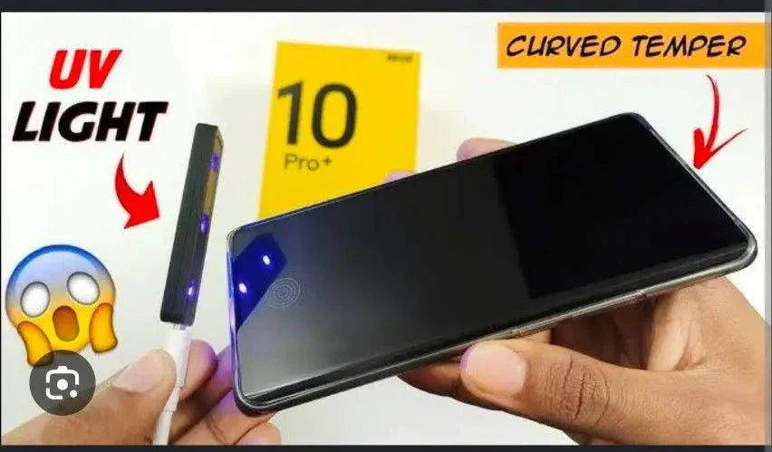 Trendy Mobile Accessories Thoothukudi Type UV Tempered Glass for RJ Mobiles