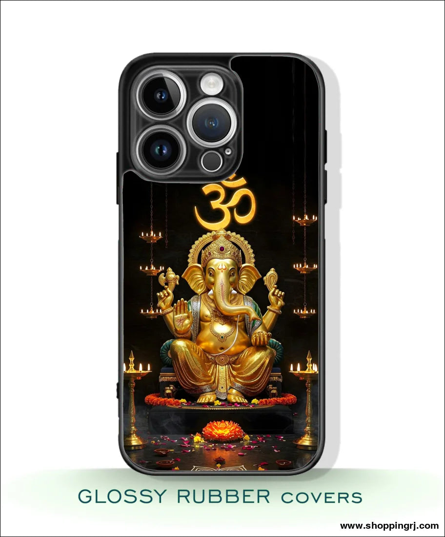 God GANESH mobile covers glossy Rubber RJ3438 - Mobile covers