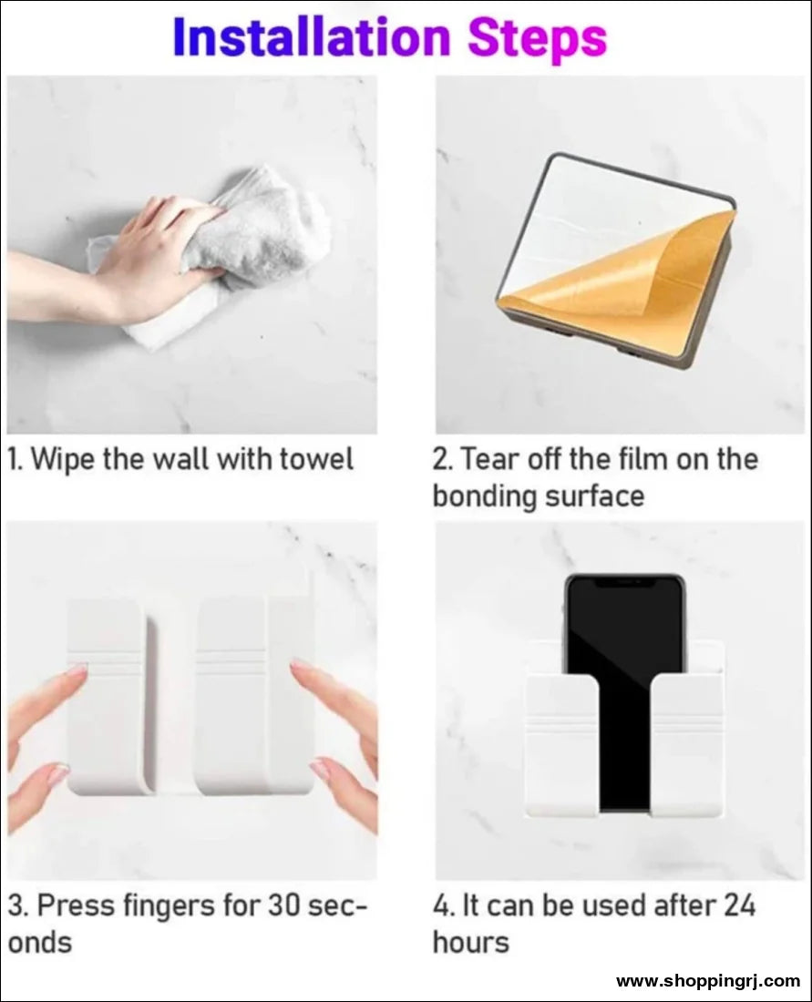 Mobile wall mount holder (2pcs) combo