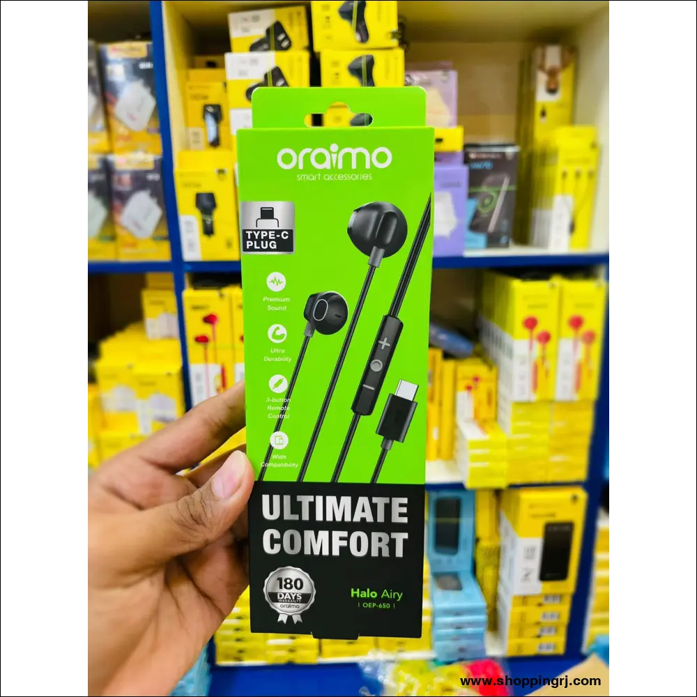 Oraimo Type-C Earphone Halo Airy OEP-650