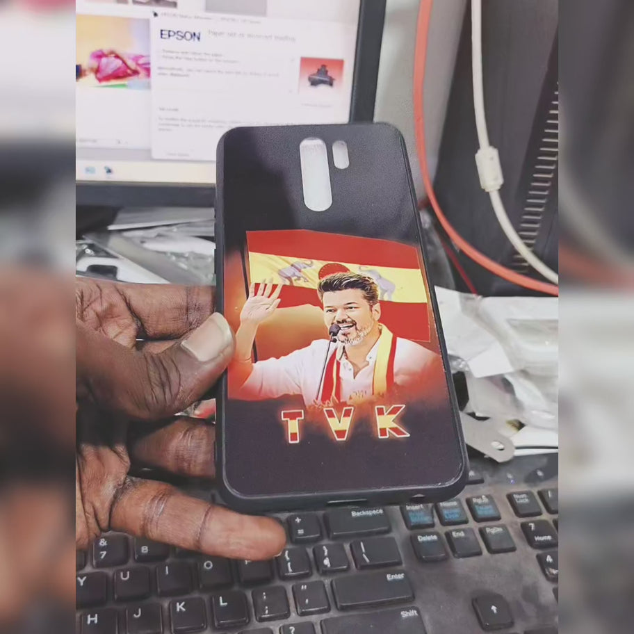 TVK Vijay mobile covers glossy Rubber RJ3483
