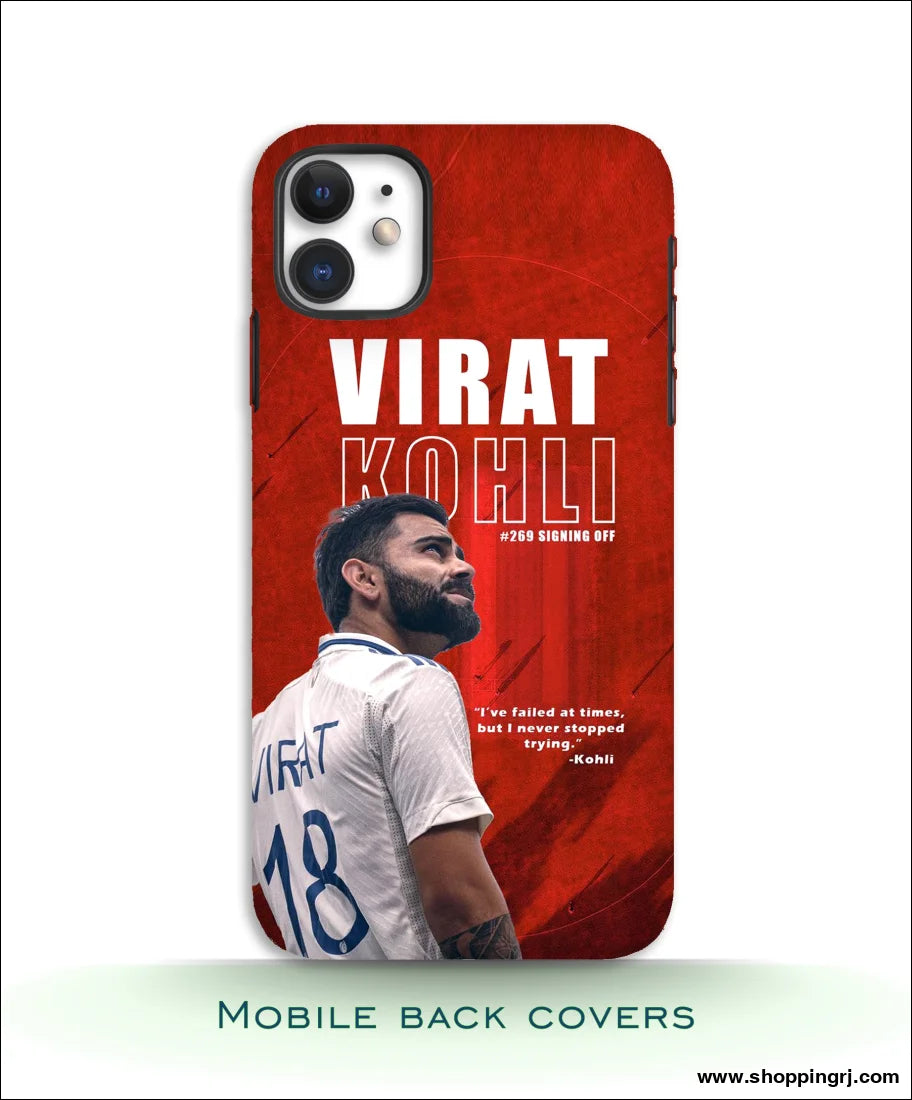 RCB MOBILE COVERS/ RCB VIRAT KHOLI MOBILE CASE RJ3458 - Mobile covers