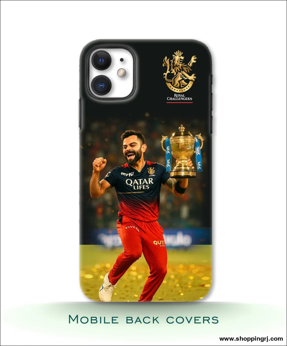 RCB MOBILE COVERS/ RCB VIRAT KHOLI MOBILE CASE RJ3461 - Mobile covers