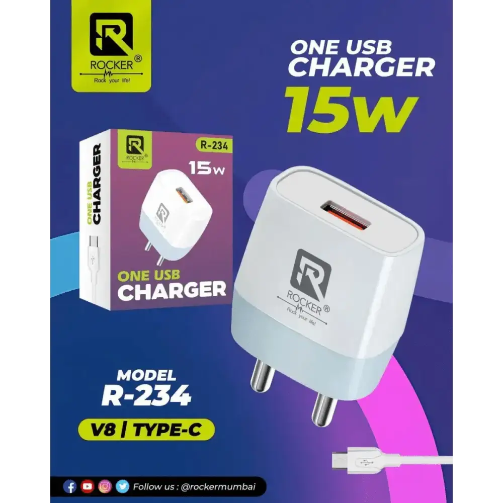 Rockers 15watt mobile charger