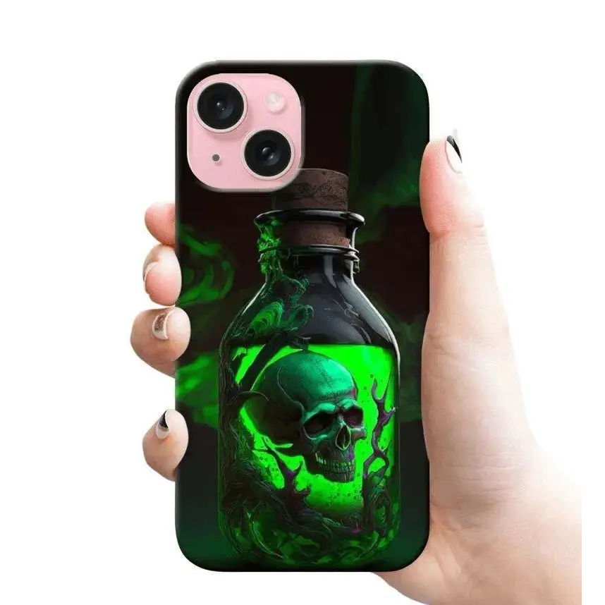 Skull in Bottle RJ 2545 PLASTIC HARD CASES - Mobile covers - Hard casesMobile coversmobile cover