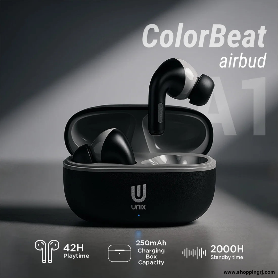 Unix color beat earbuds ENC,Type C charging,Premium sound