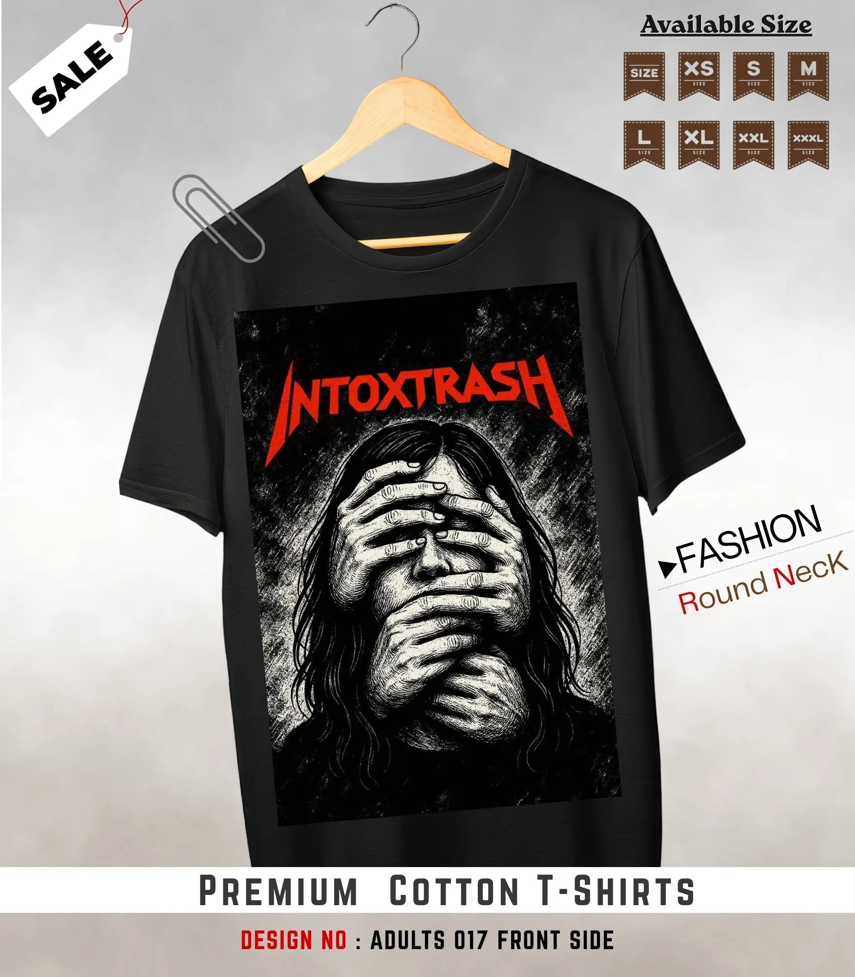 ADULTS NECK TEE SHIRTS