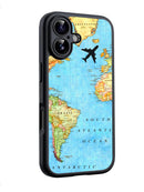 Travel Map glossy phone case RJ1259