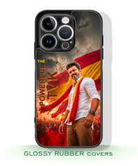 TVK Vijay mobile covers glossy finish RJ3611
