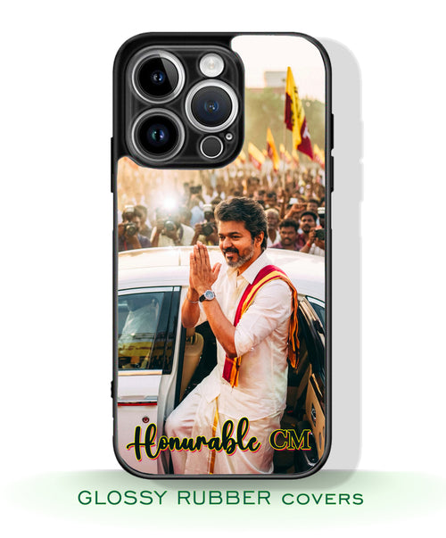 TVK Vijay mobile covers glossy finish RJ3612