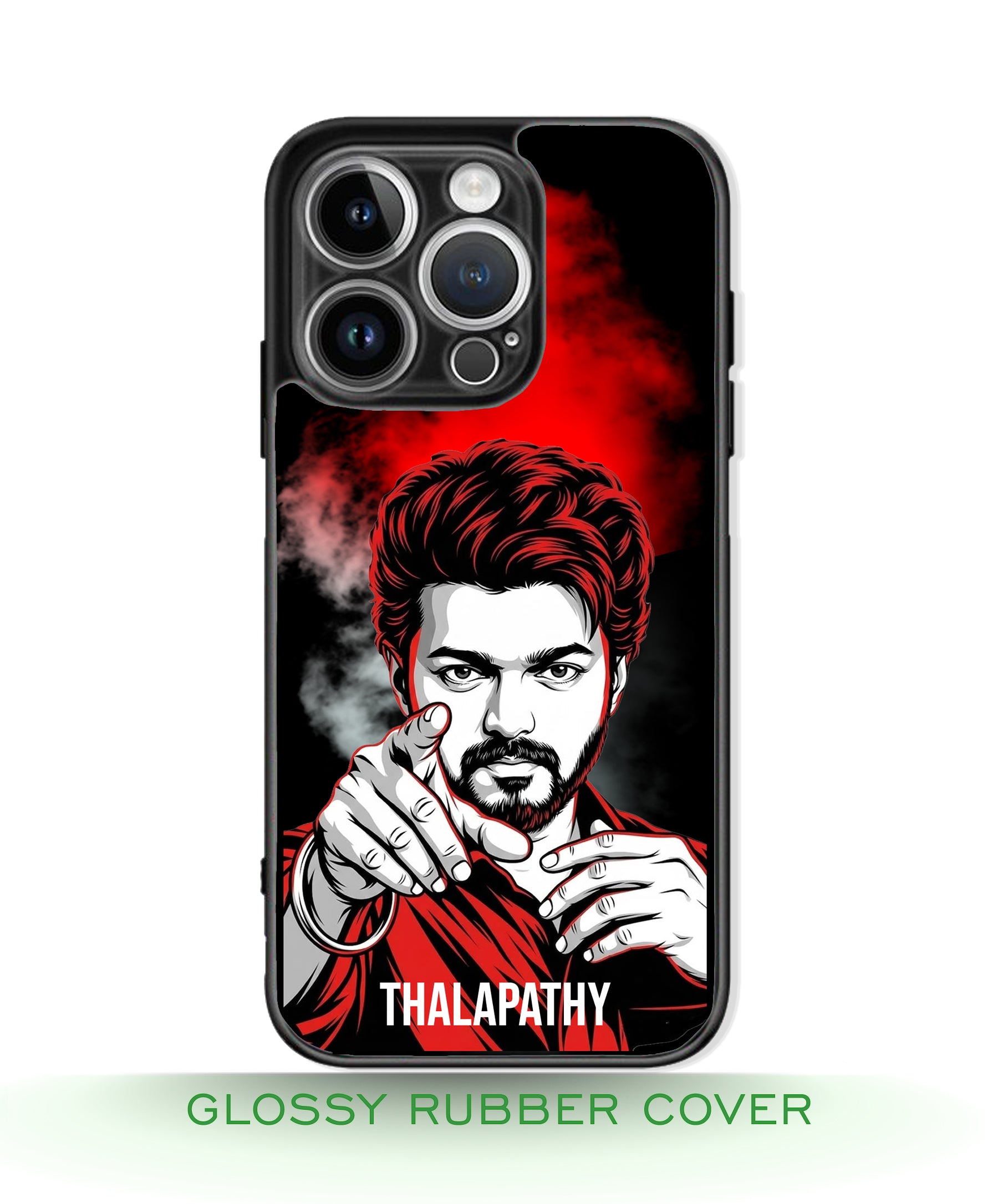 TVK Vijay mobile covers glossy finish RJ3619