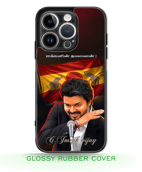 TVK Vijay mobile covers glossy finish RJ3628