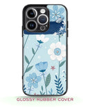 Blue flowers phone case with flowers RJ3686, girls like ...