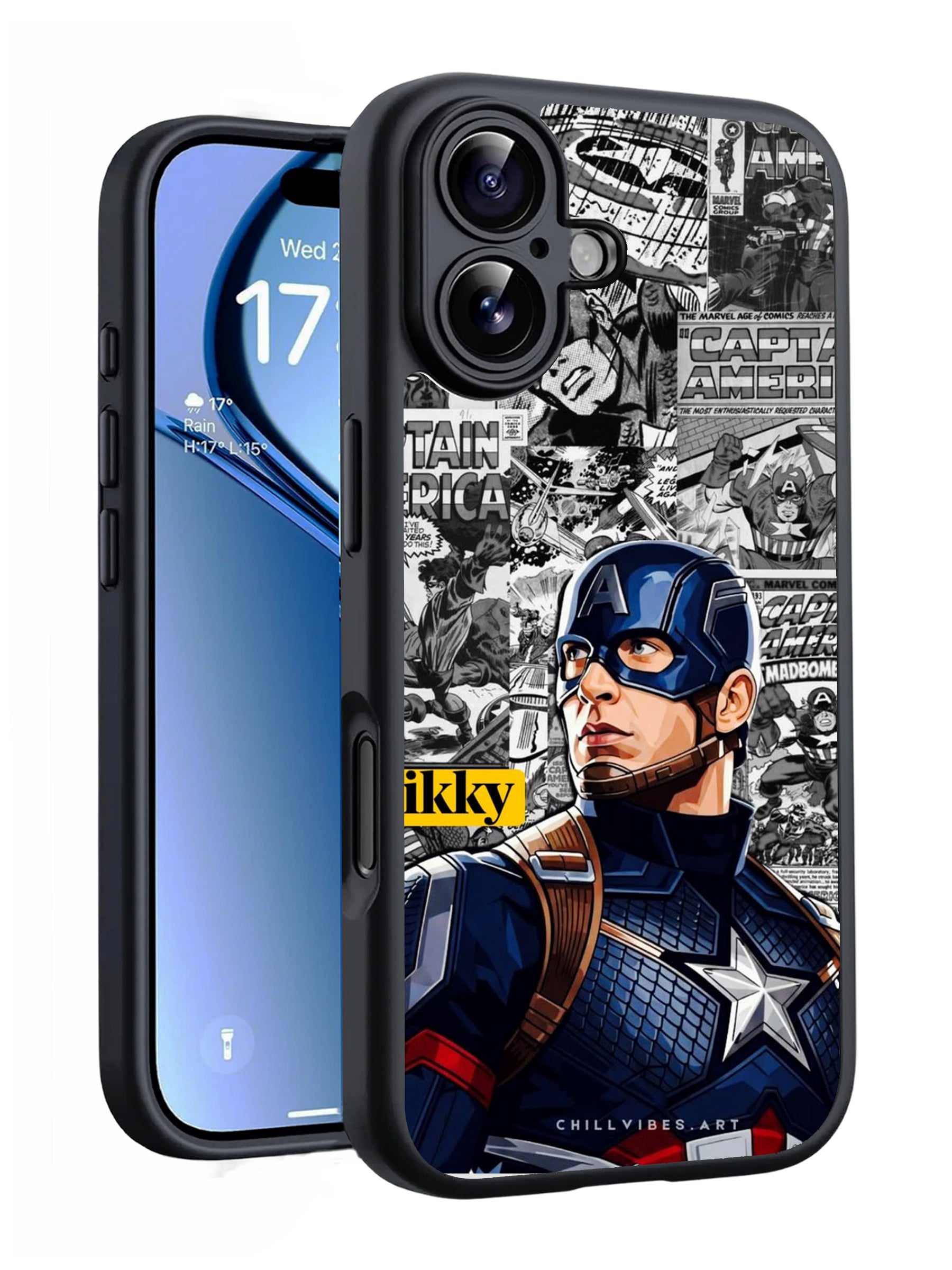 CAPTAIN AMERICA phone cases glossy finish RJ3723
