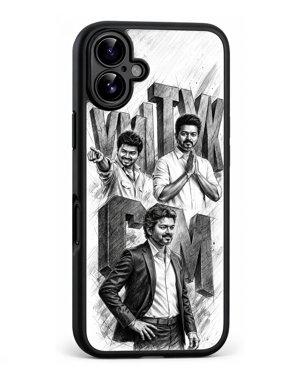 Thalapathy Vijay TVK  glossy phone cases RJ3747