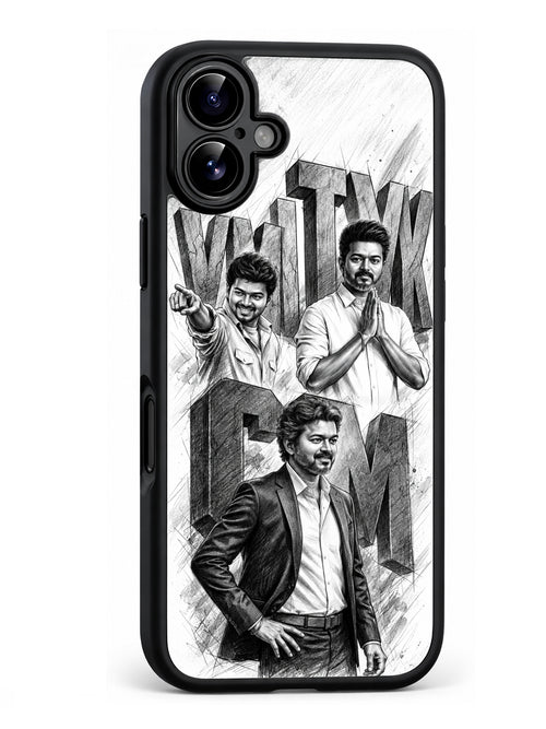 Thalapathy Vijay TVK  glossy phone cases RJ3747