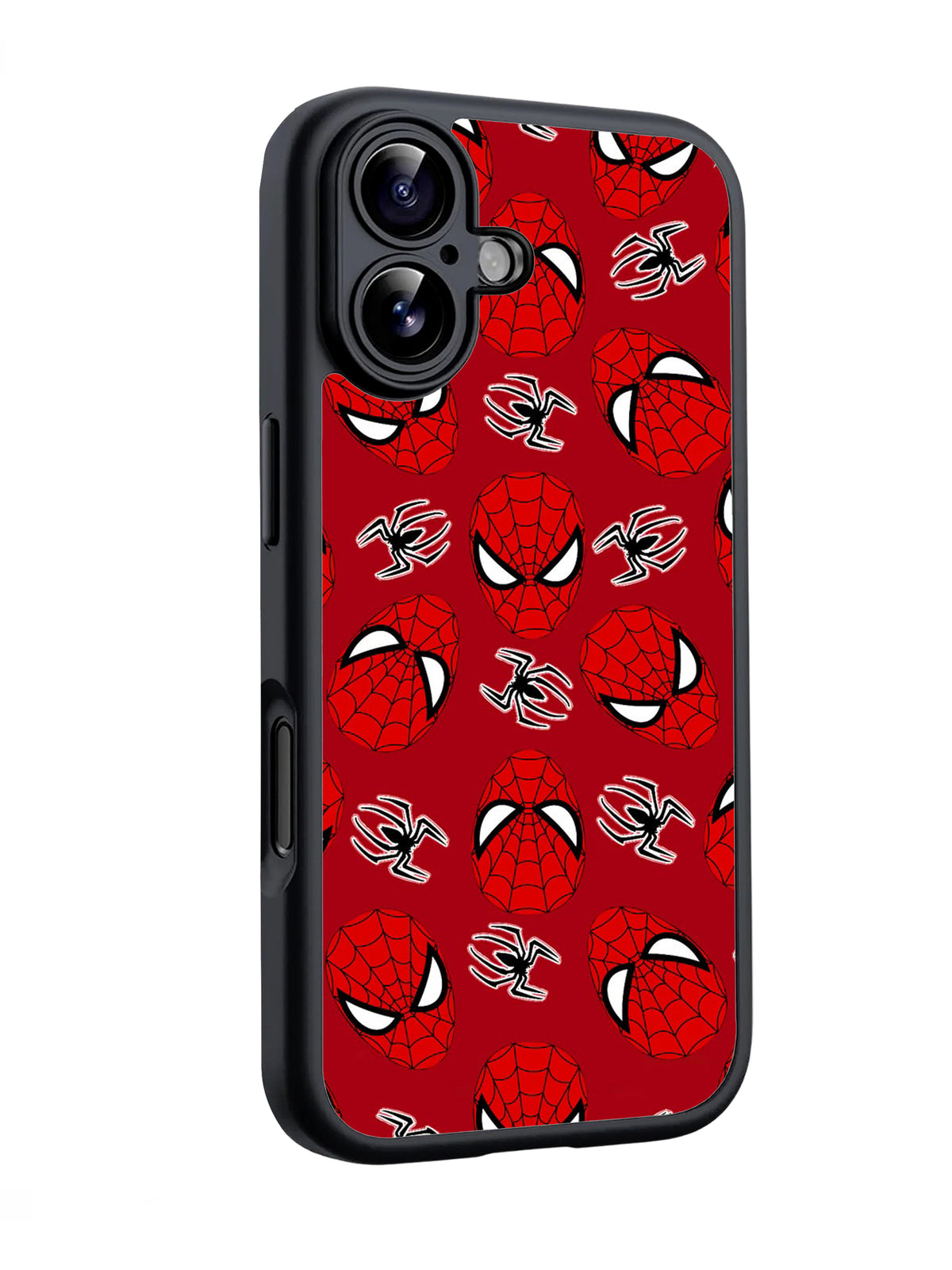 Spider-Man masks and logos Glossy phone case RJ3752