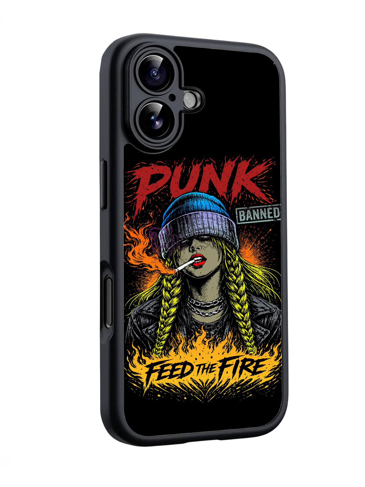 PUNK BANNED Glossy phone case RJ3780