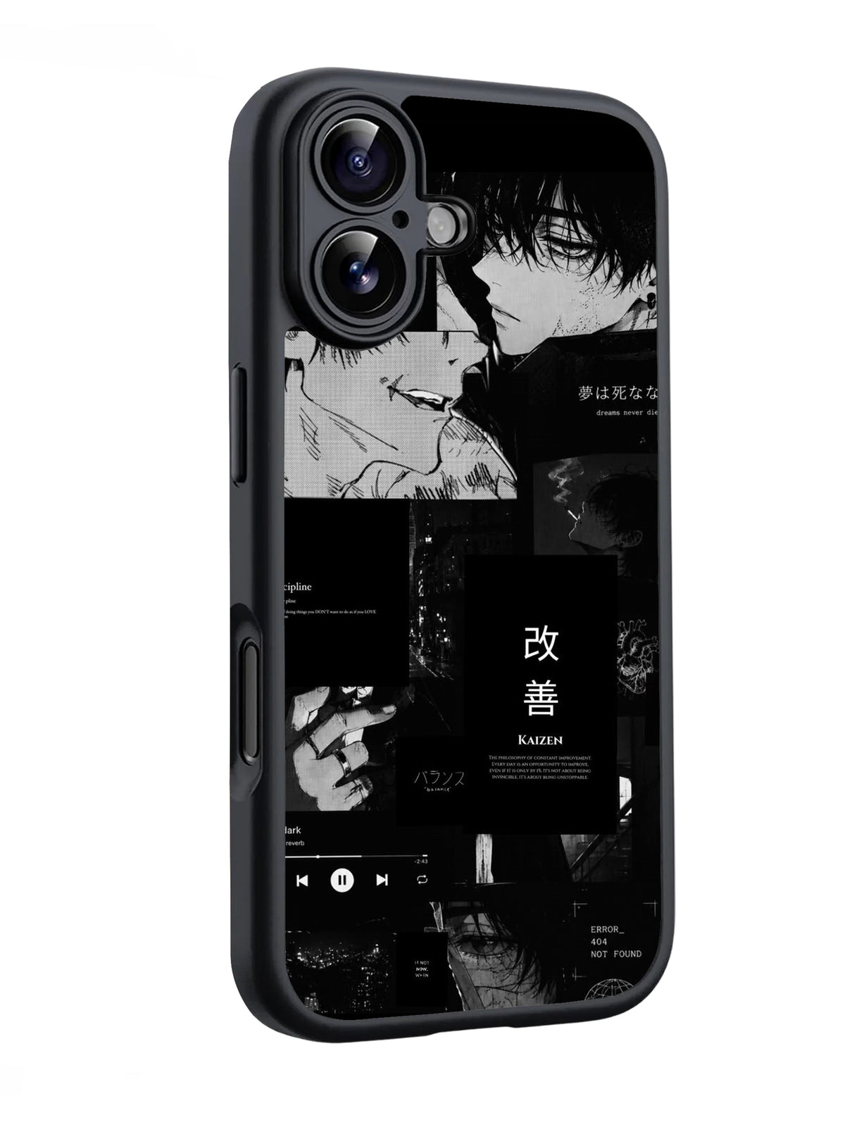 Dark Anime Aesthetic Kaizen Collage Mobile Case RJ3825