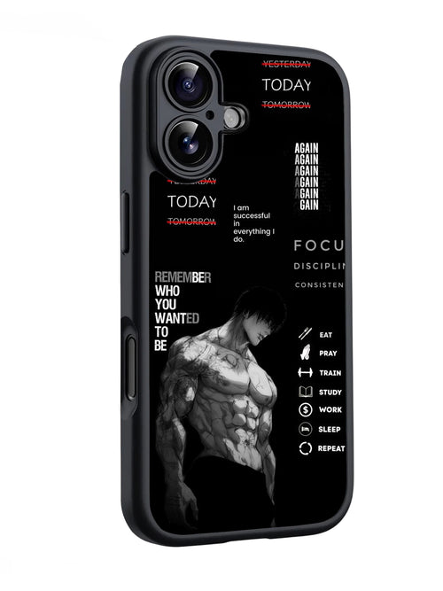 Anime Gym Motivation Focus & Discipline Mobile Case RJ3826