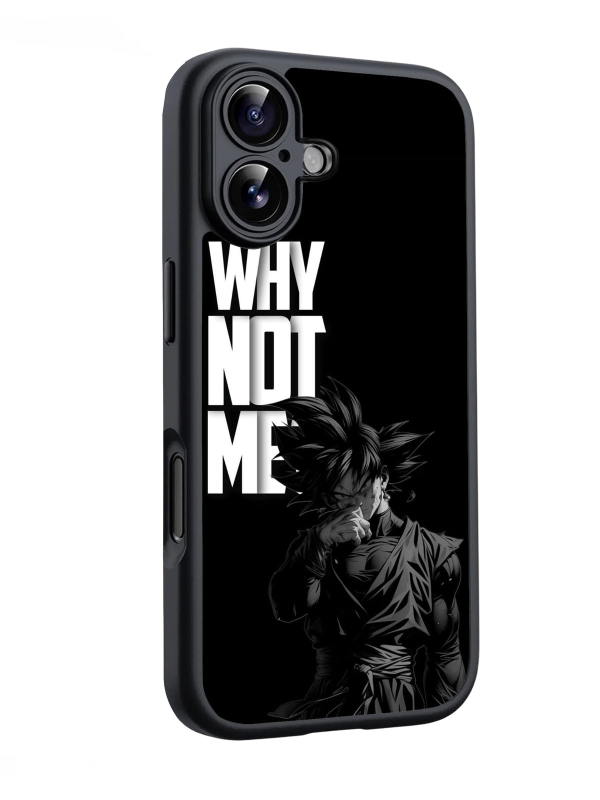Goku Ultra Instinct Why Not Me Anime Mobile Case RJ3828