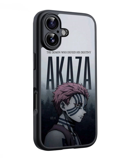 Demon Slayer Akaza Dark Destiny Anime Glossy Mobile Case RJ3830