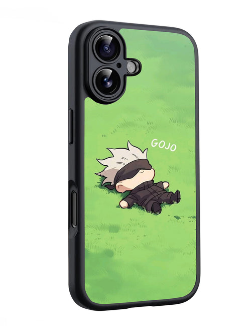 Jujutsu Kaisen Cute Chibi Gojo Green Anime Mobile Case RJ3832