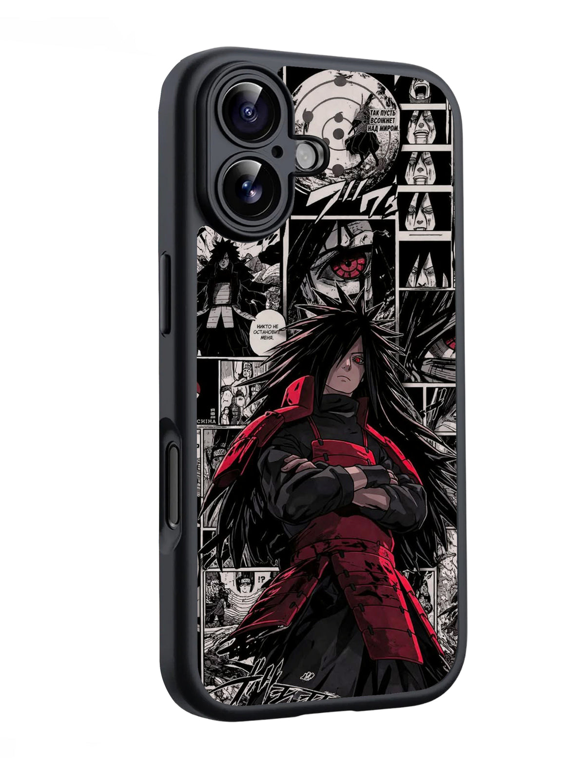 Naruto Madara Uchiha Red Armor Sharingan Anime Mobile Case RJ3837