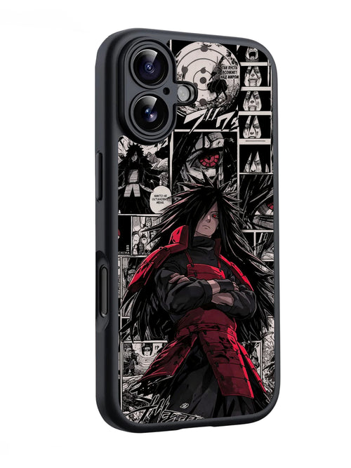 Naruto Madara Uchiha Red Armor Sharingan Anime Mobile Case RJ3837