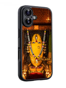 Golden Yellow Linga Bhairavi Amman Temple Alangaram Glossy Mobile Case RJ3843