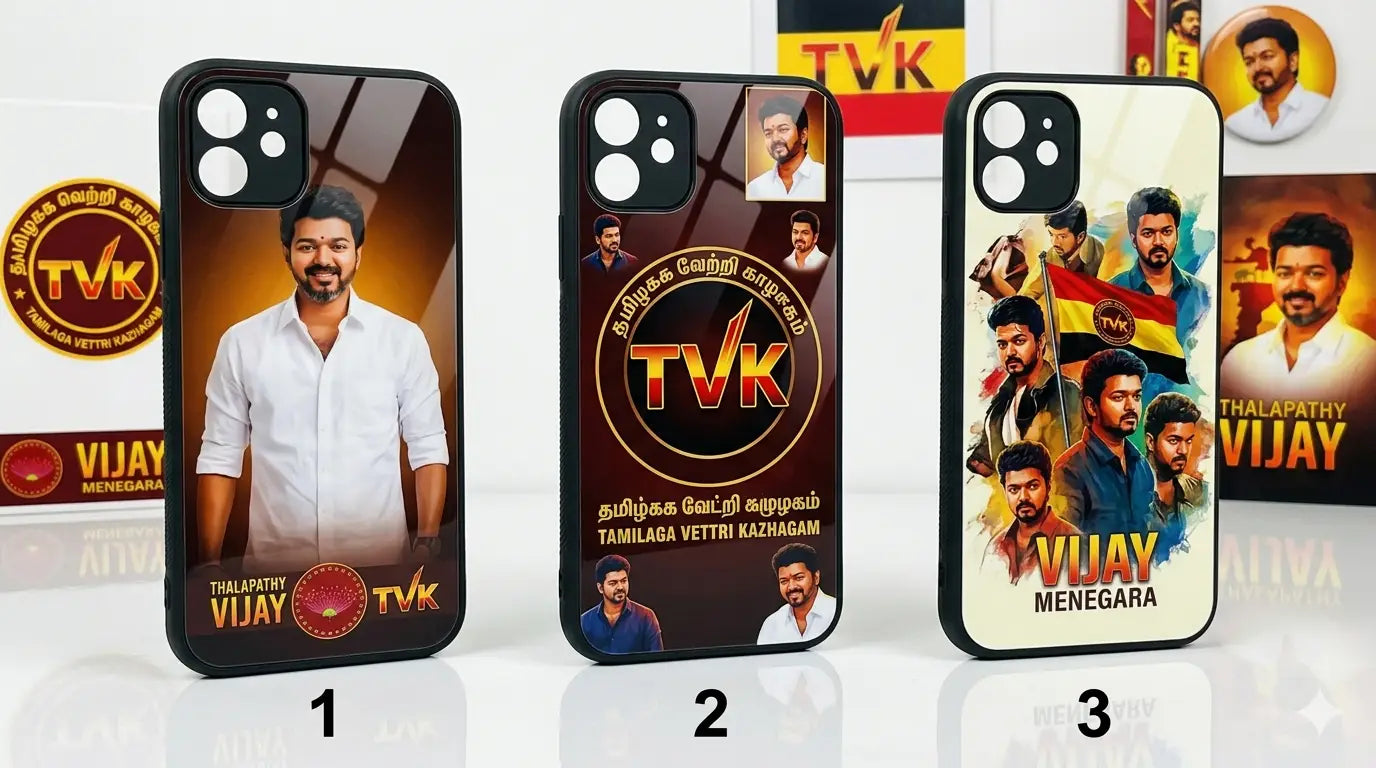 Tvk Vijay Mobile Covers Glossy Finish Rj3596