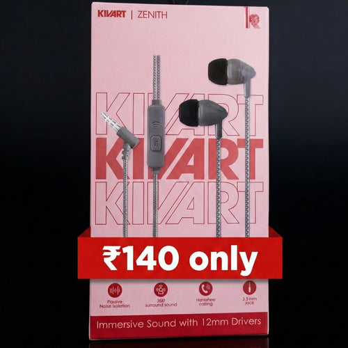 Kivart zenth 3.5mm jack Premium Earphone