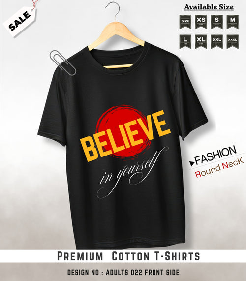 ADULTS NECK TEE shirts -022