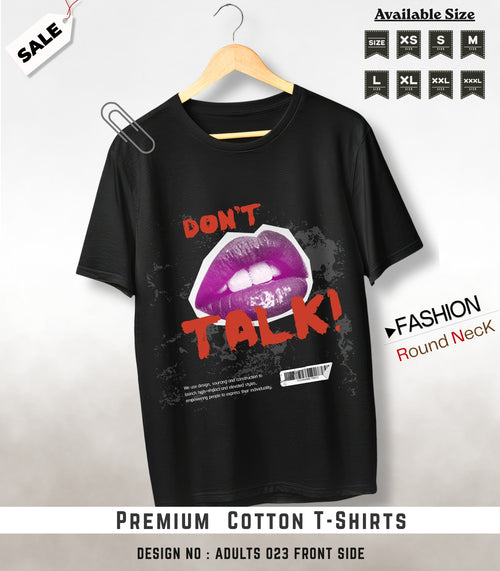 ADULTS NECK TEE shirts -023