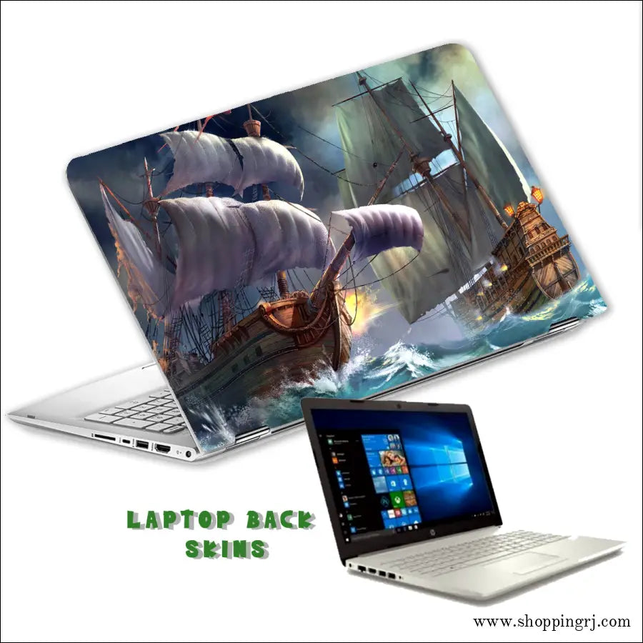 Ancient ship model Laptop premium skins-RJ030