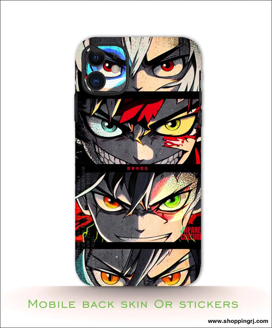 anime mobile back skin or stickers RJ2343 - Mobile skins