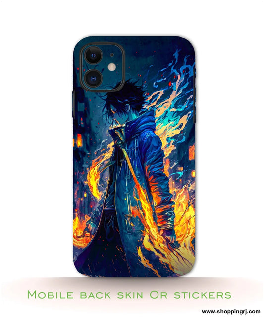 anime mobile back skin or stickers RJ2347 - Mobile skins