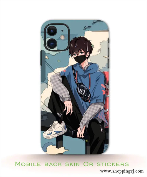 Anime Mobile Back Skin or Stickers Rj2333 - Mobile Skins