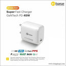 In Base Ether P452 45 w Fast Charger (type c to Type Cable,