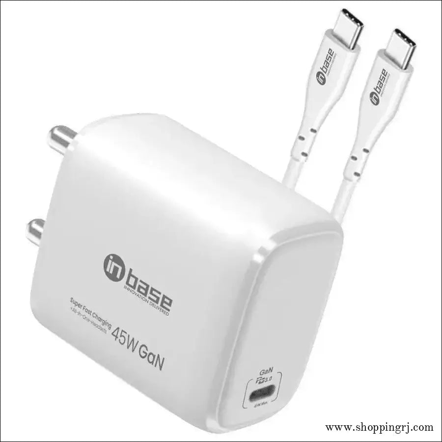 in Base Ether P452 45 W Fast Charger (Type C to Type C Cable,