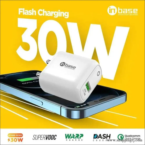 In Base Ether Sv301 30w Supervooc Charger (adapter Only White)