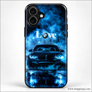 BMW Blue Smoke Love Edition Glossy Mobile Case RJ-MOTOR 003
