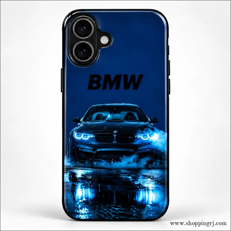 BMW Midnight Blue Luxury Sports Car Glossy Mobile Case RJ-MOTOR 004
