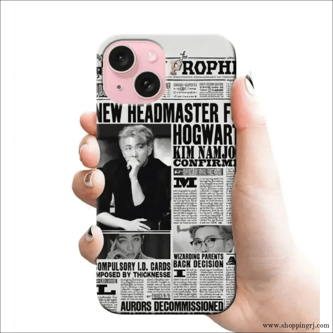 BTS செய்தித்தாள் RJ 2540 பிளாஸ்டிக் ஹார்ட் கேஸ்கள்