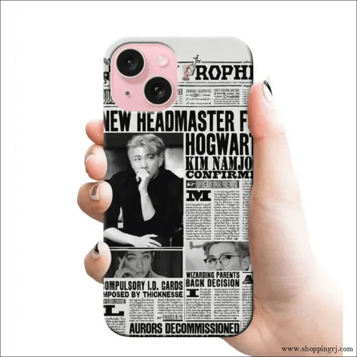 BTS News Paper RJ 2540 PLASTIC HARD CASES - Mobile covers - Hard casesMobile coversmobile cover