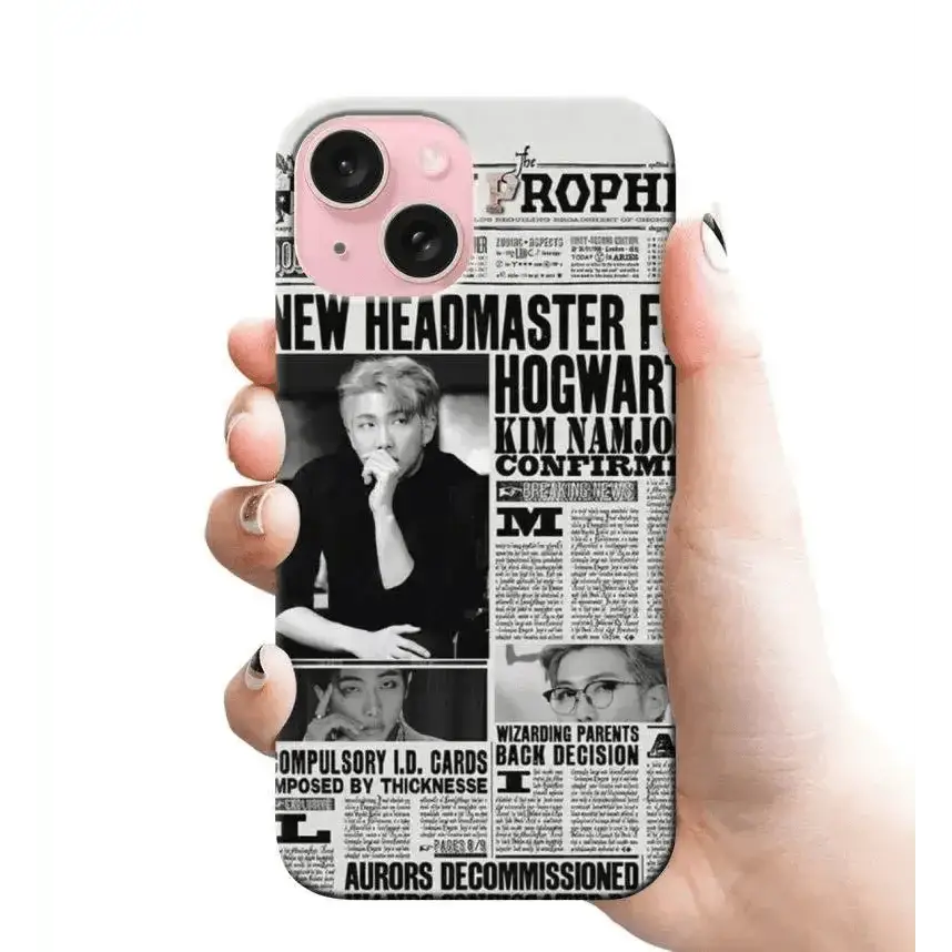 BTS News Paper RJ 2540 PLASTIC HARD CASES - Mobile covers - Hard casesMobile coversmobile cover