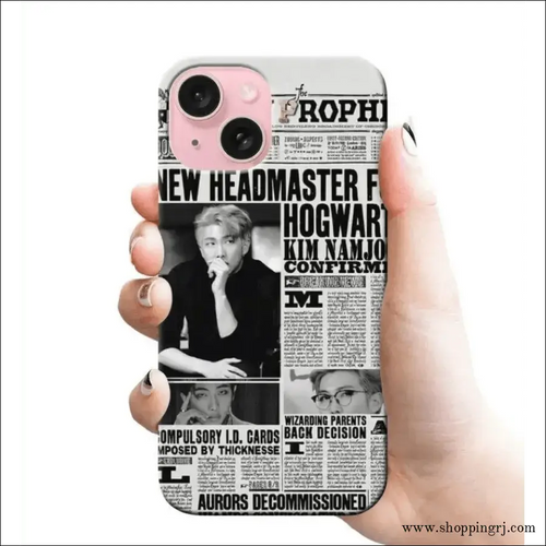 Bts News Paper Rj 2540 Plastic Hard Cases - Mobile Covers