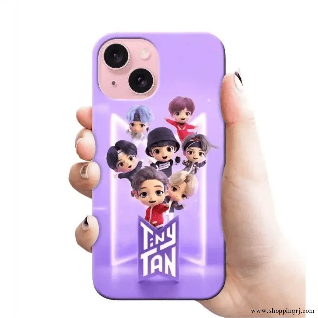 BTS TINY TAN RJ 2482 பிளாஸ்டிக் ஹார்ட் கேஸ்கள்