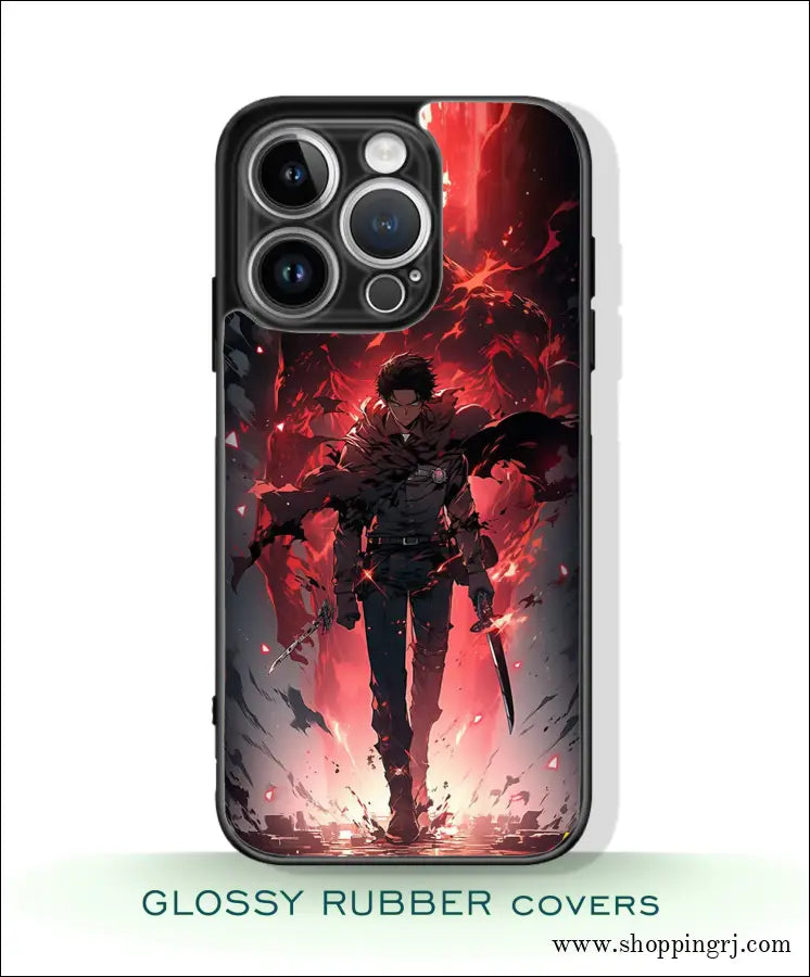 Captain Levi Ackerman Anime Mobile Case from -Attack on Titan (Glossy Rubber mobile cover) RJ3550