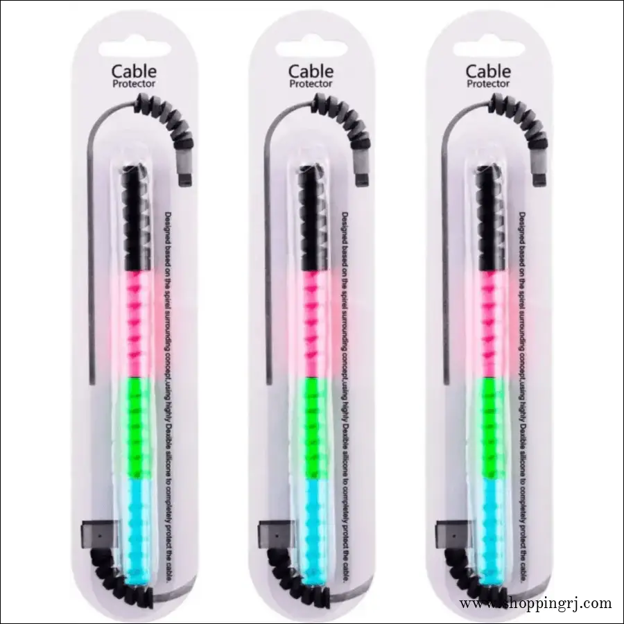 Charger Earphone Cable Protector - Multi Colours / 2 Pcs - Electronic Gadget